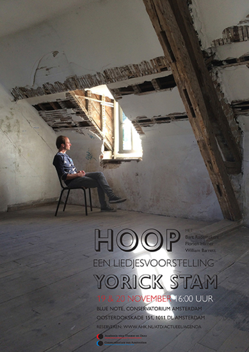 Hoop, een liedjesvoorstelling van Yorick Stam